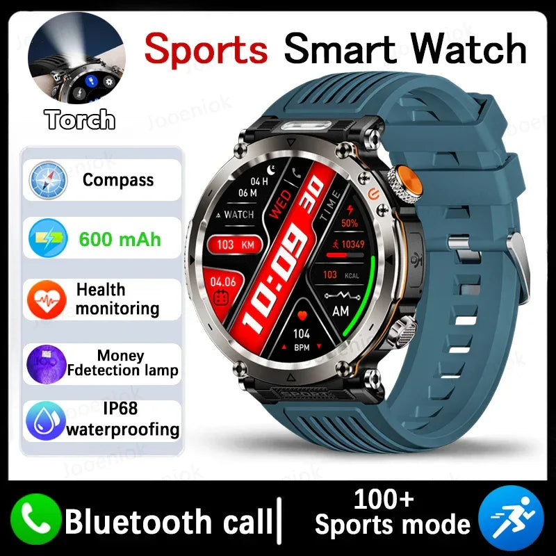 Outdoor Sports Smart Watch Men AMOLED Screen NFC Heart Rate Bluetooth Call 5ATM Waterproof Smartwatch 2025 New Fashion Luxury - Wear444