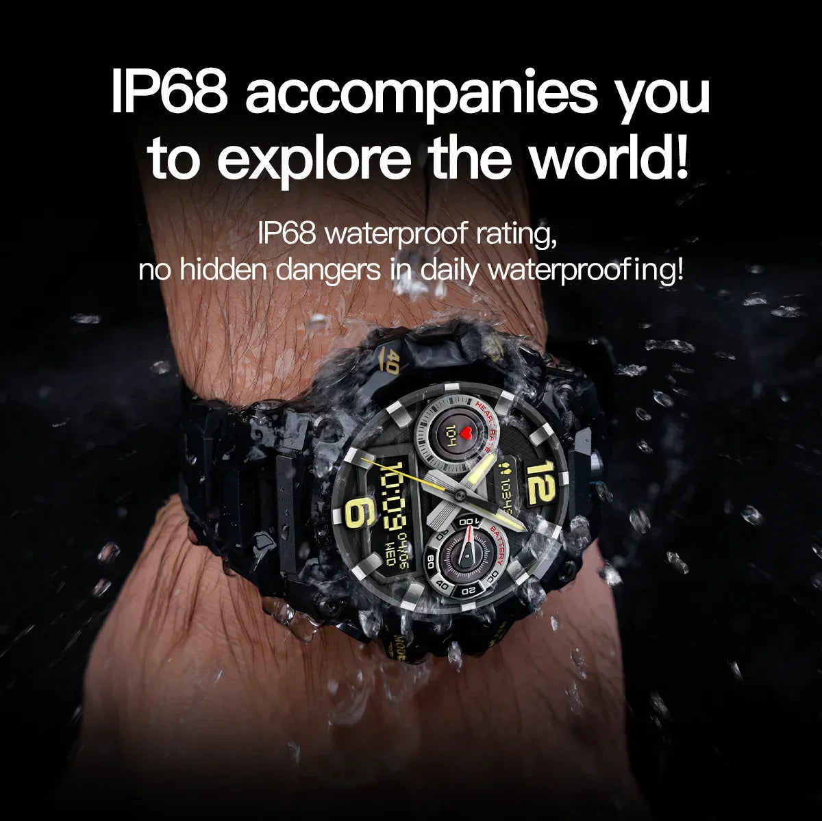 Q668 Smartwatch Android 10.0 Smart Watch With 1.95 inch Amoled HD Screen inset 4g/5g Sim Card GPS WIFI IP68 Waterproof 512GB - Wear444