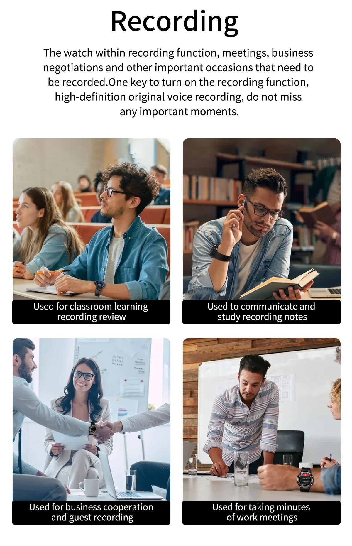 Rainbuvvy T96 TWS Smart Watch Earphone 1.52inch Amoled 3 IN 1 Local Music Player Wireless Headset BT Call Earbuds Smartwatch - Wear444