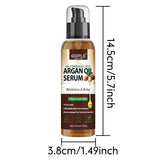 100ml Natural Argan Oil Hair Serum Repair Strengthening Moisturize Shiny Hair Healthy Scalps Treatment Care Conditioner