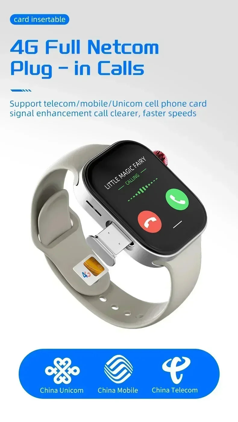 4G/5G180° rotating camera VP99 smartwatch Android smartwatch 2.29-inch wide screen SIM card slot GPS WIFI Play Store - Wear444