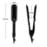 Electronic Hair Curling Irons Curler Straighteners  Titanium Corrugated Crimper Waves Iron Tools