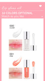 Hot Clear 6ml Crystal Jelly Moisturizing Lip Oil Plumping Lip Gloss Sexy Plump Lip Glow Oil Tinted Lip Plumper Lips Makeup