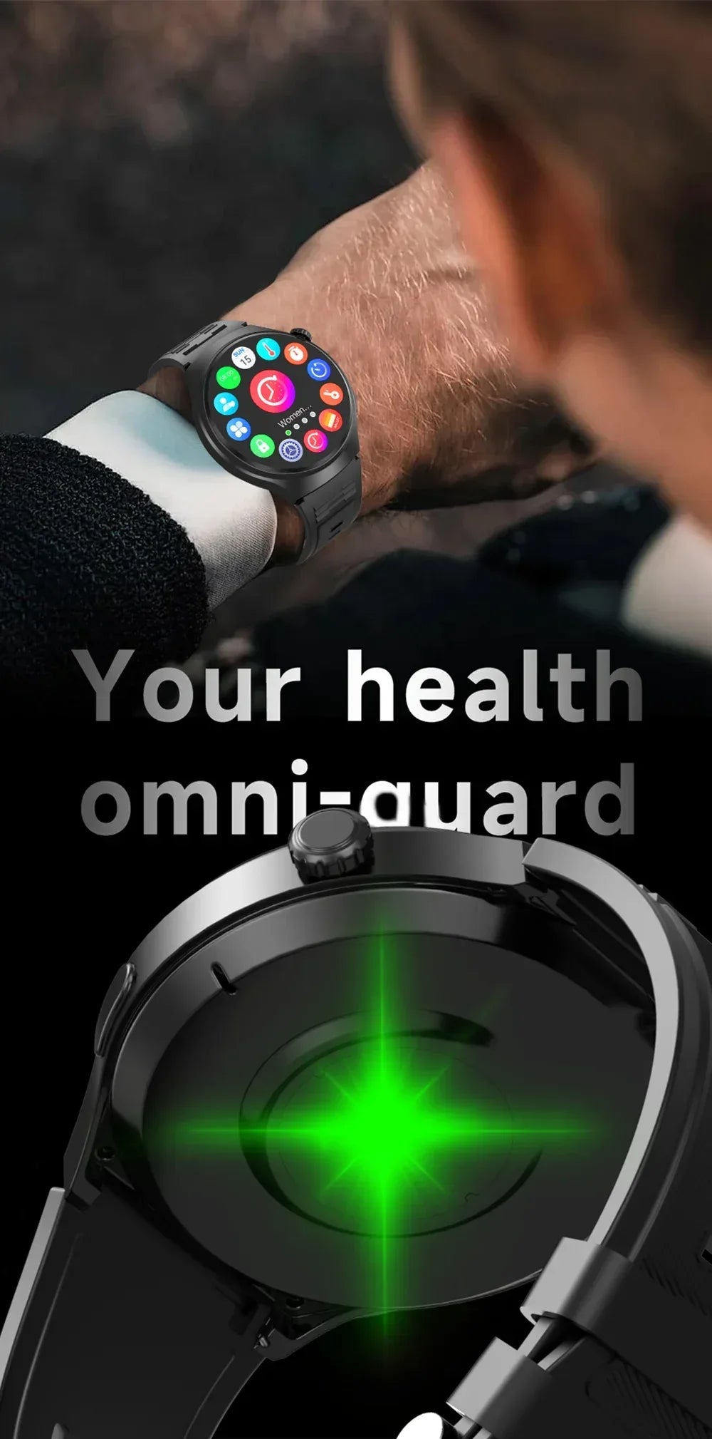 G.L Wear 2025 New Men's Smart Watch HD Display Health Tracking Bluetooth Calling Voice Assistant Sports Smartwatch - Wear444