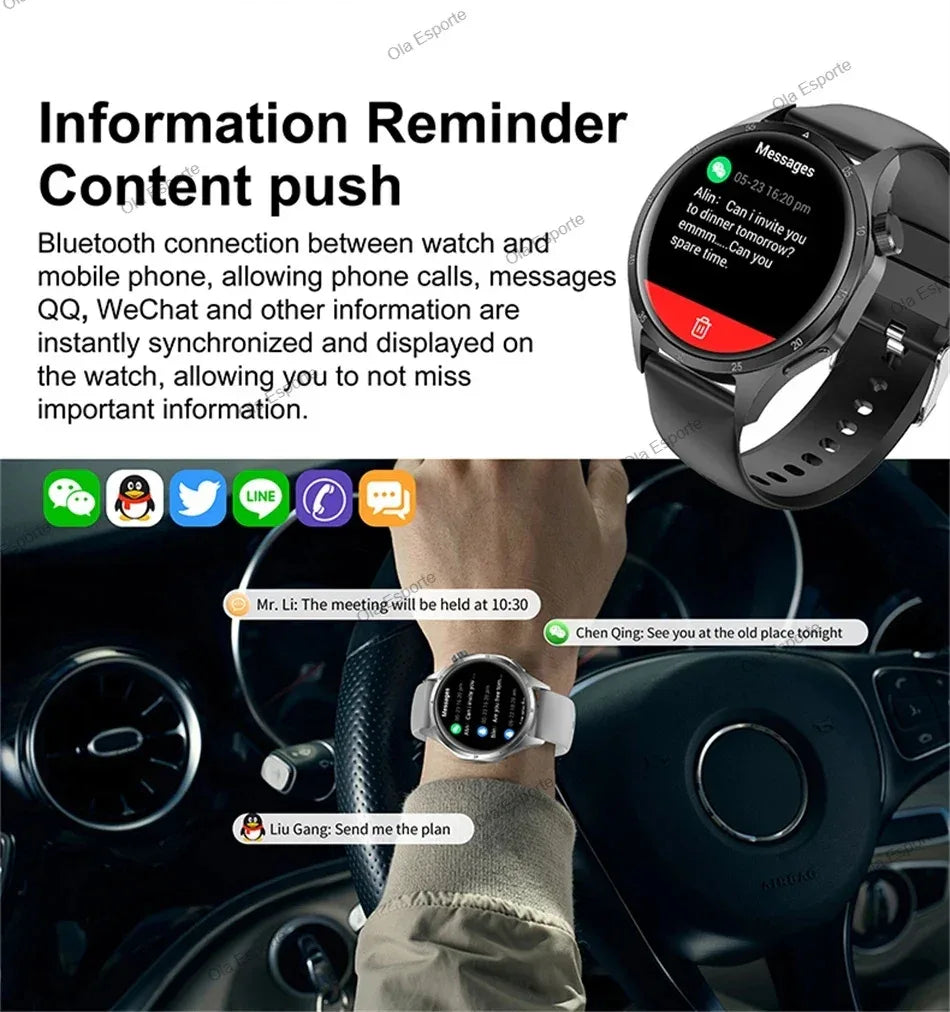 2026 Watch 5 Pro GPS Track Smart Watch Men 360*360 AMOLED Screen BT Call Fitness IP68 Waterproof Health Monitor Man Smartwatches - Wear444