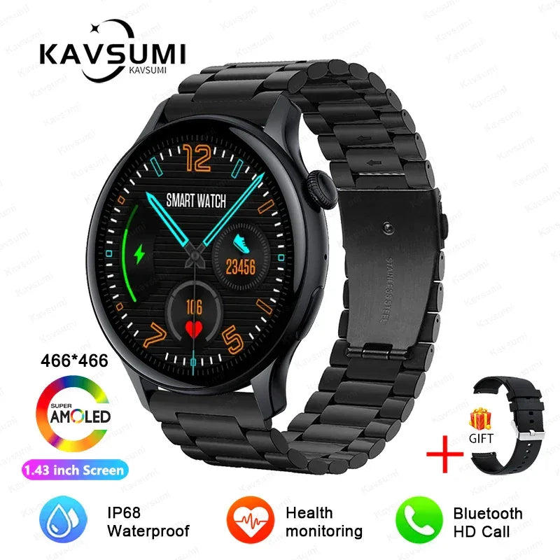 Smartwatch for Women AMOLED Screen Always Display Time NFC IP68 Waterproof Sports Call Women Smart Watch For Women Custom dial - Wear444