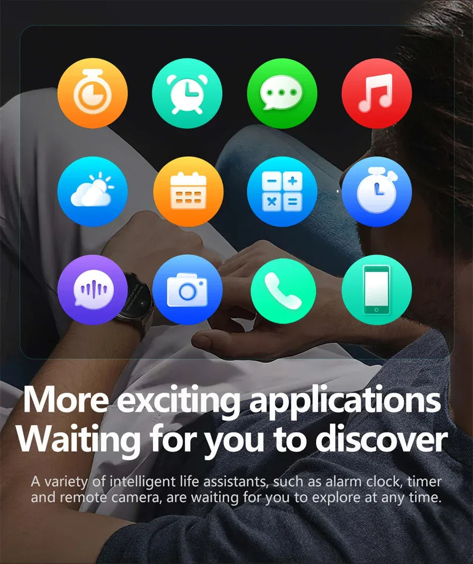 Airbag measurement Smart Watch Men ECG Air Pump Blood Pressure Blood Oxygen BT Call NFC SmartWatch For Man Android iOS upgrade - Wear444