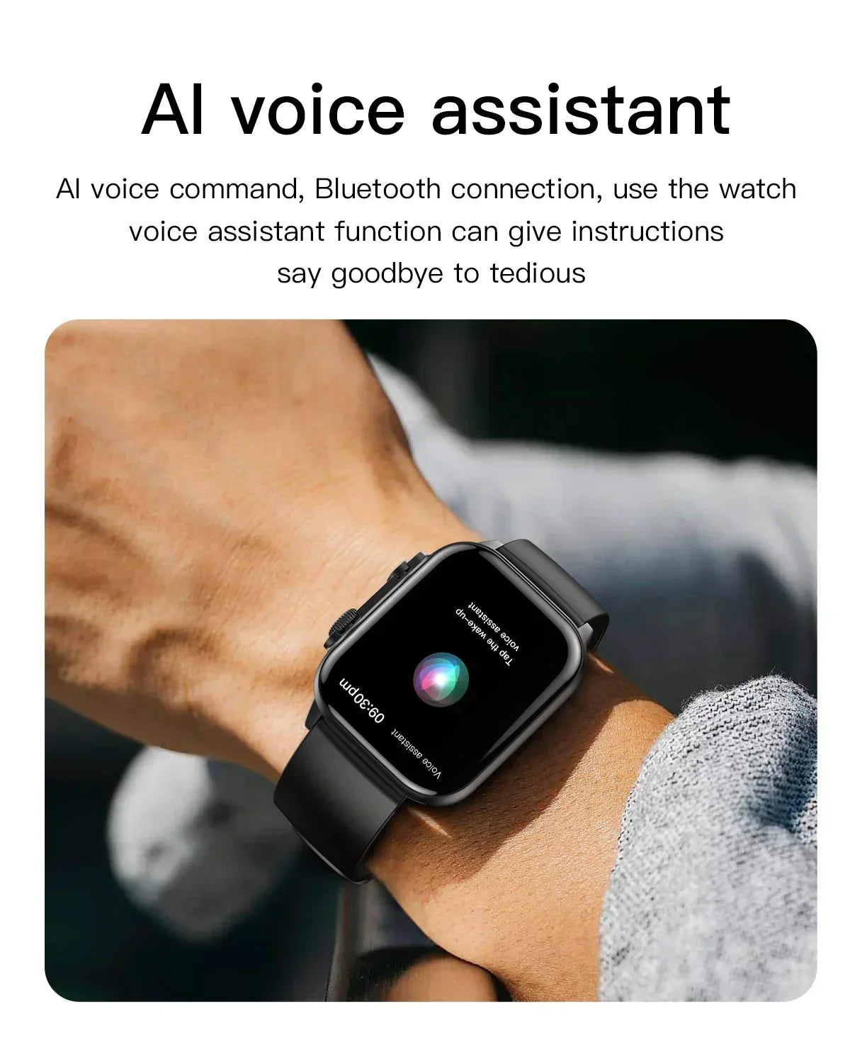 AMOLED Screen Ultra Smart Watch Always Show Time Bluetooth Call Series 8 High Refresh Rtae NFC Smartwatch Men Sport Watch Women - Wear444