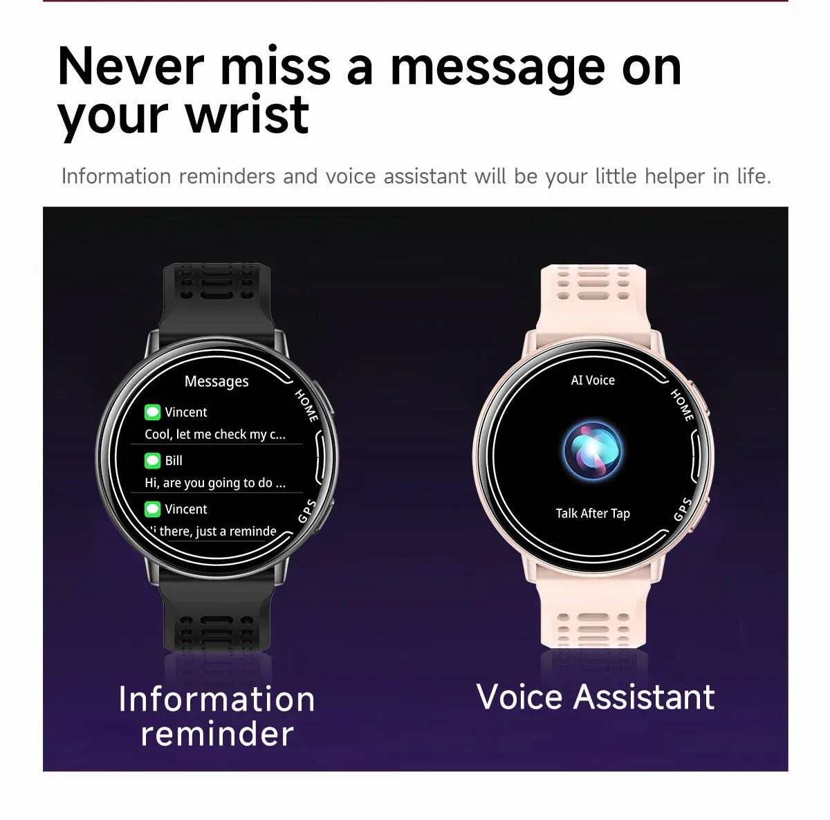 For Amazfit Active 2 GPS smartwatch for Men and Women, Ai GPT Amoled waterproof sports smartwatch Compass NFC BT call watch New - Wear444