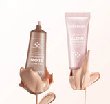 Natural Glow Enhancer Foundation Glowing Moisturizing Lightweight base Multi-purpose Face Body Glitter Cream Bronzer For Paris