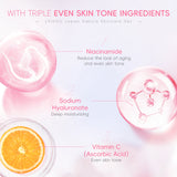 4pcs sakura skincare set mild non-irritating nourishing moisturizing cleanser serum eye cream face cream set