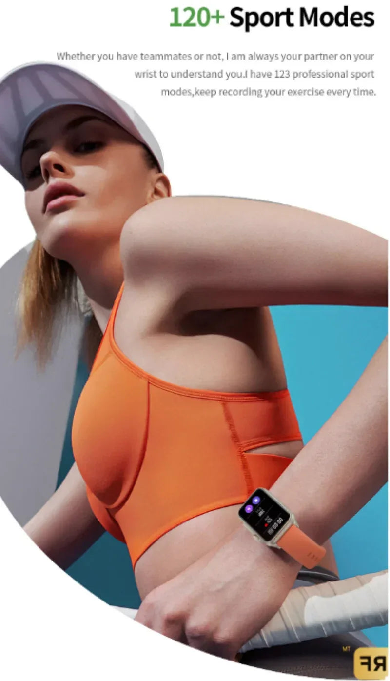 H23 Smart Watch Women 1.57 Inch HD Screen Zinc Alloy Shell Mirror Glass 200+Wallpaper Bluetooth Calls Sports Fashion Smartband - Wear444