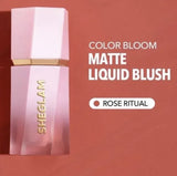 sheglam Blush Liquid Cheek Blush Eyes&lips Makeup Blush Stick Gel Cream Waterproof Multi-purpose Cosmetics with Sponge