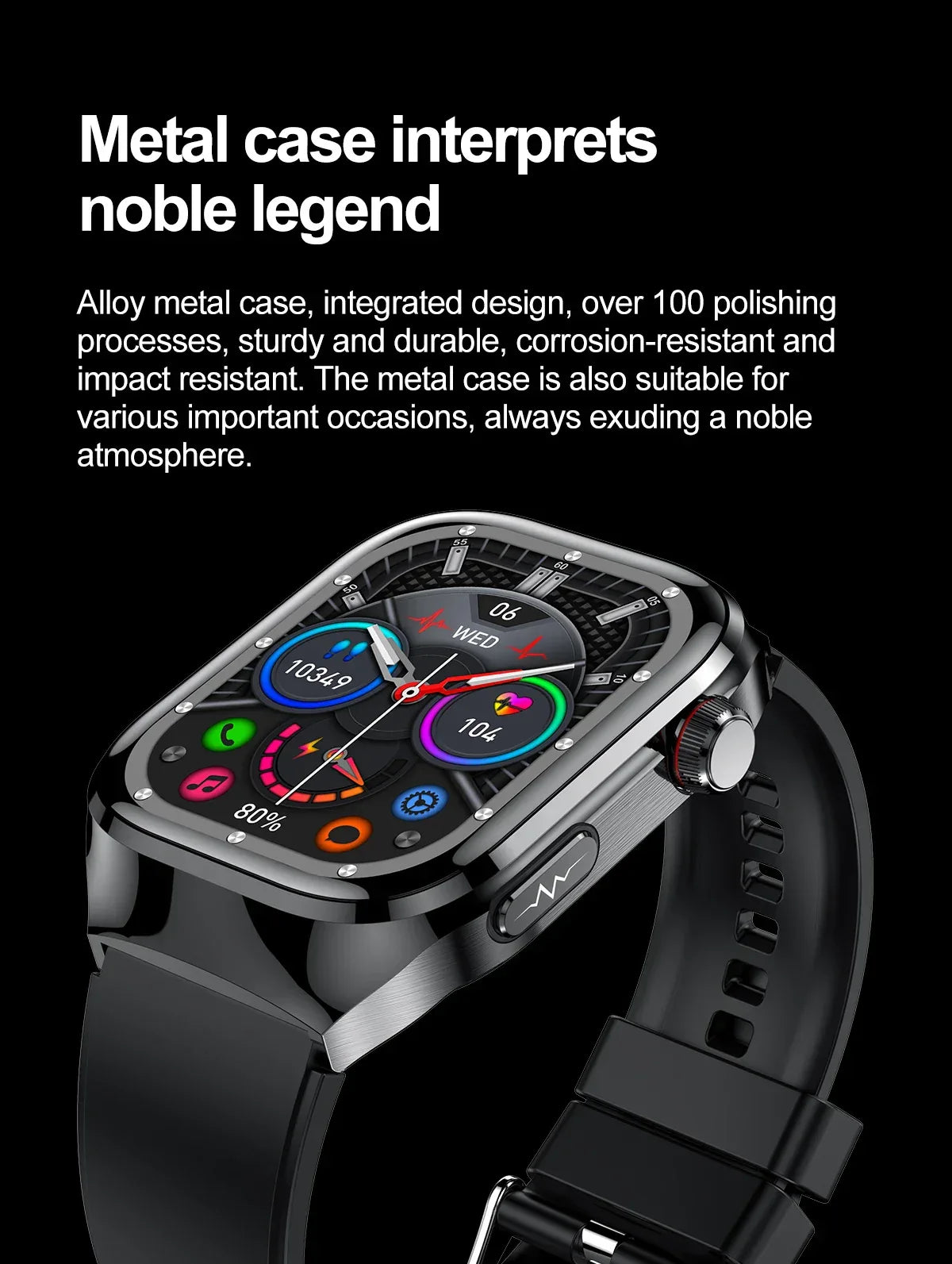 2025New Micro Physical Examination Smart Watch For Men Uric Acid Body Fat Five Organ Health Watches Bluetooth Call SmartBracelet - Wear444