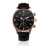 Top Brand Luxury Men's Watches Casual Leather Belt Analog Quartz Wrist Watches for Men Fashion Sports Male Clock Reloj Hombre
