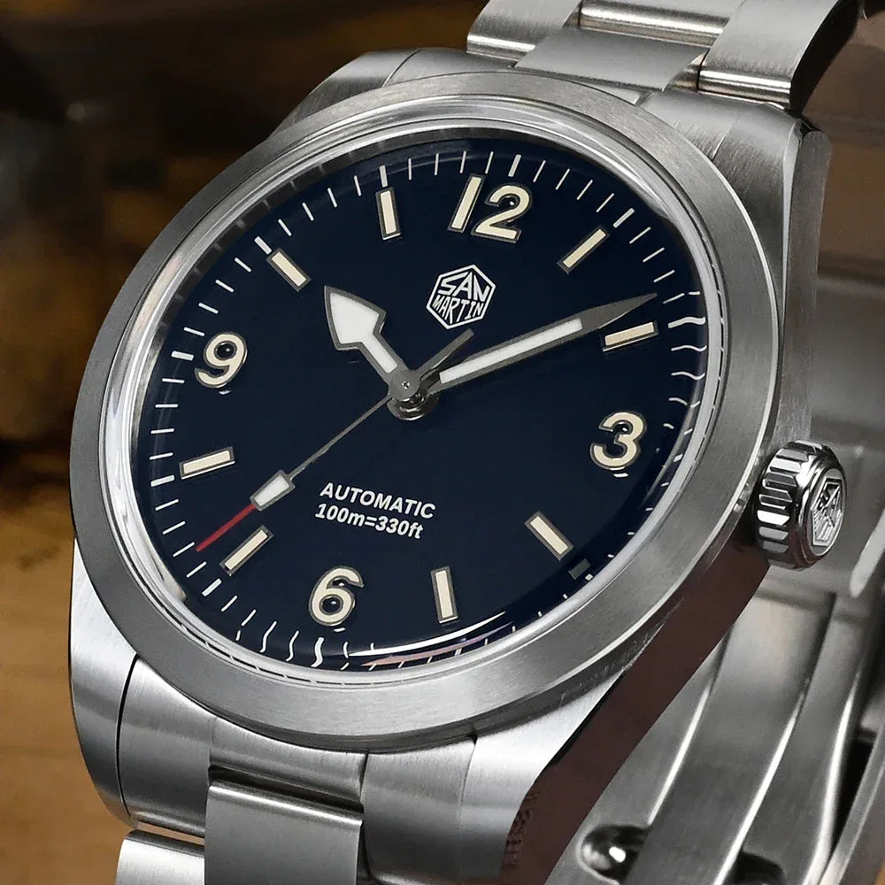 San Martin 38mm enamel dial wrist shot — Wear444