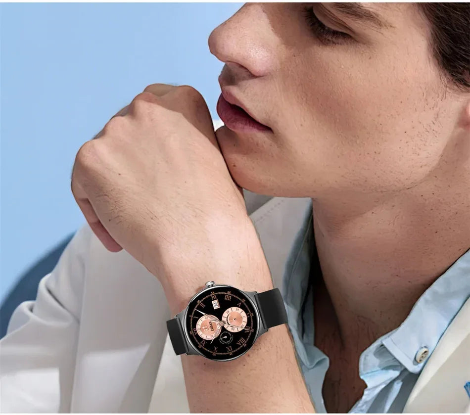 For Huawei Xiaomi New Ultra Thin Smart Watch Women Screen Always Display Time Sports Bracelet Bluetooth Call Fashion Smartwatch - Wear444