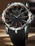 New watch for men with retro style and simple personality, practical belt, large dial, fully automatic quartz watch for men