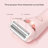 2-in-1 Electric Hair Removal Machine for Women Ladies Private Part Hair Shaver Trimmer and Epilator Household