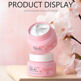 Sakura Lazy Cream Lightening Nourishing Brightening Skin Tone Natural Makeup Moisturzing Facial Cream