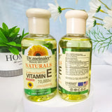 NEW Vitamin E Face Essence Oil Morning & Night Shrink Pores Korean Brightening Skin Care Essence 75ml