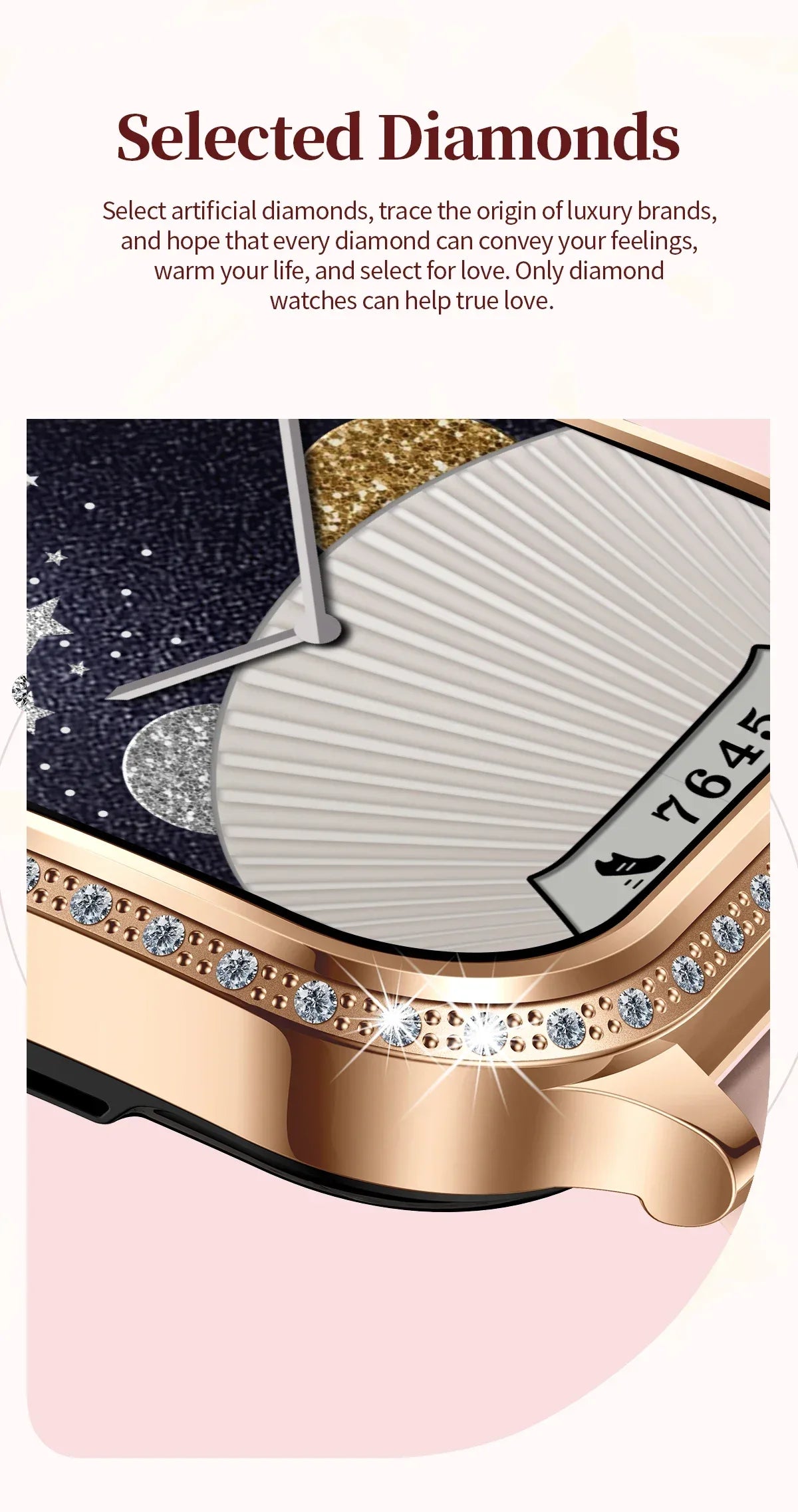 2026New Women Fashion Smartwatch HD Curved Screen Female Menstrual Tracking Waterproof Sports Fitness Bluetooth Call Smart Watch - Wear444