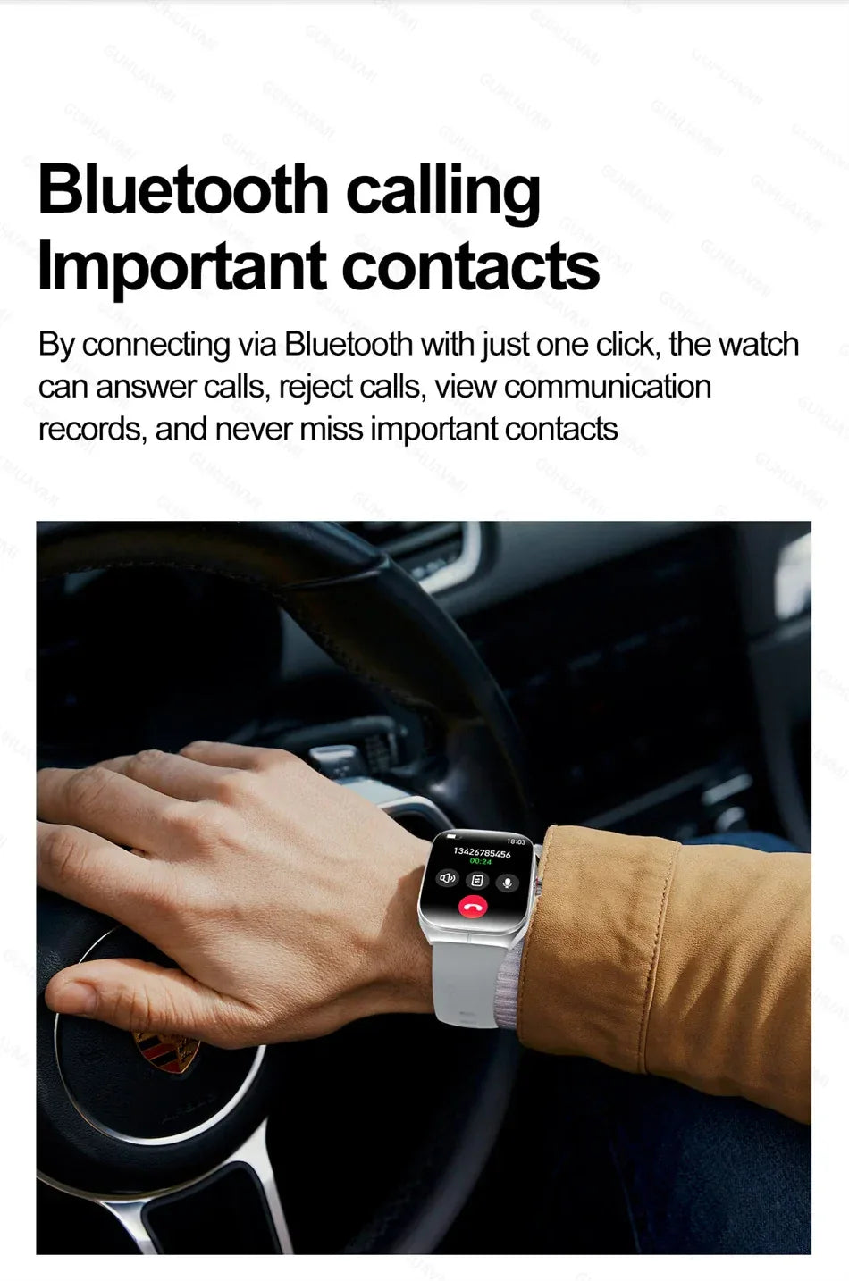 2025 NFC Smartwatch AMOLED Screen Always show Time Bluetooth Call Series 9 Clock Custom Dial Men Sport Health Women Smart Watch - Wear444