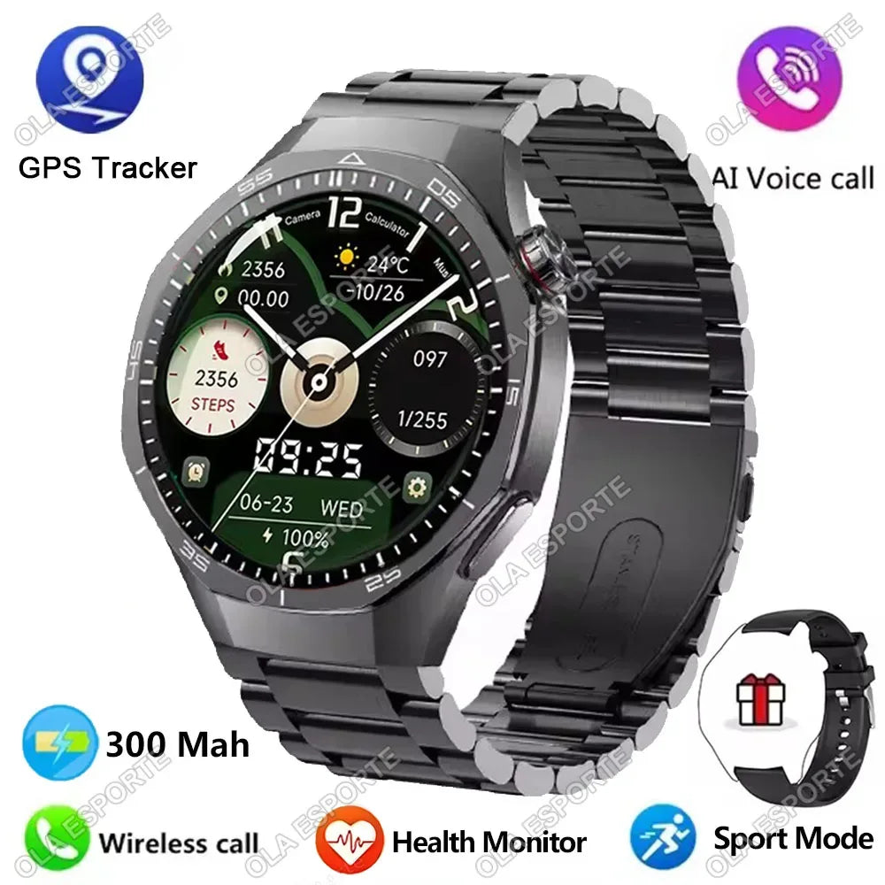 2026 Watch 5 Pro GPS Track Smart Watch Men 360*360 AMOLED Screen BT Call Fitness IP68 Waterproof Health Monitor Man Smartwatches - Wear444