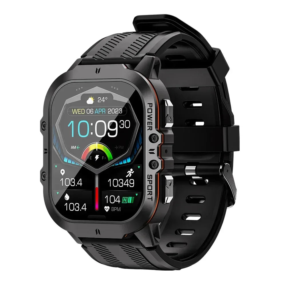 OUKITEL Smart Watch BT20 Sport SmartWatch BT5.2 350mAh 1.96" AMOLED Display - Wear444