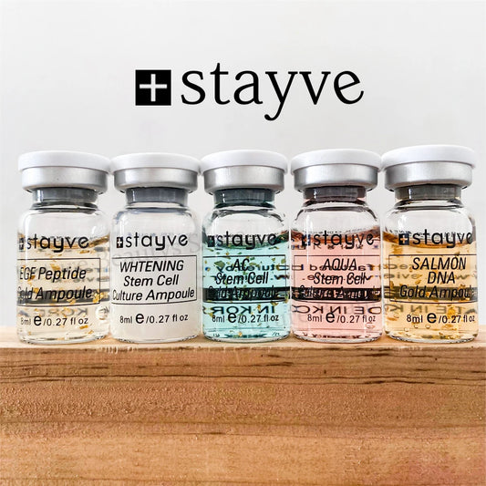 8ml Stayve BB Cream Glow Ampoule Starter Kit Niacinamide Sunscreen Foundation Cream Rejuvenation Essence Face Makeup Skin Care