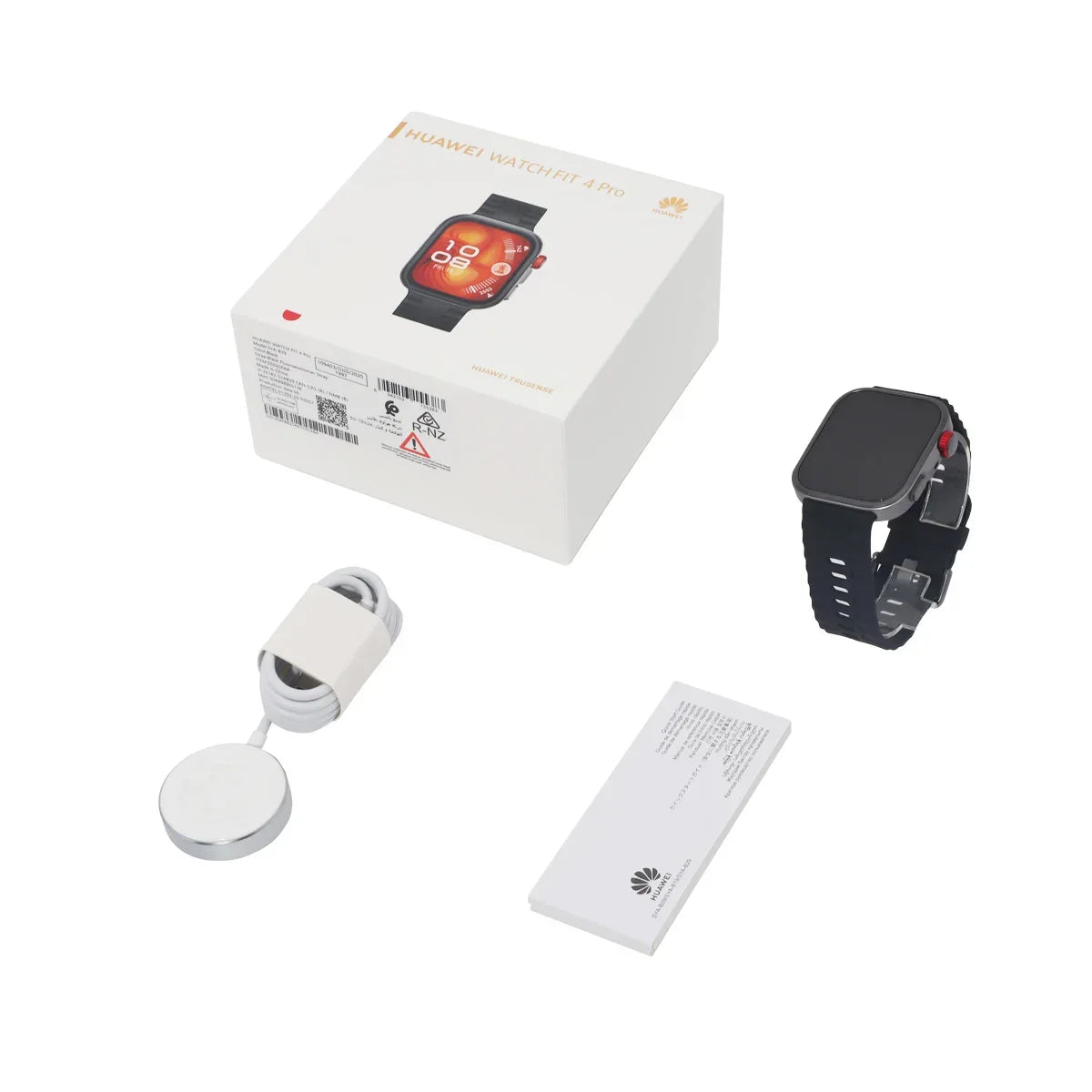 HUAWEI WATCH FIT 4 Pro Smartwatch Global Version 1.82 inch AMOLED Display Sapphire Glass ECG Sensor iOS & Android Compatible NFC - Wear444