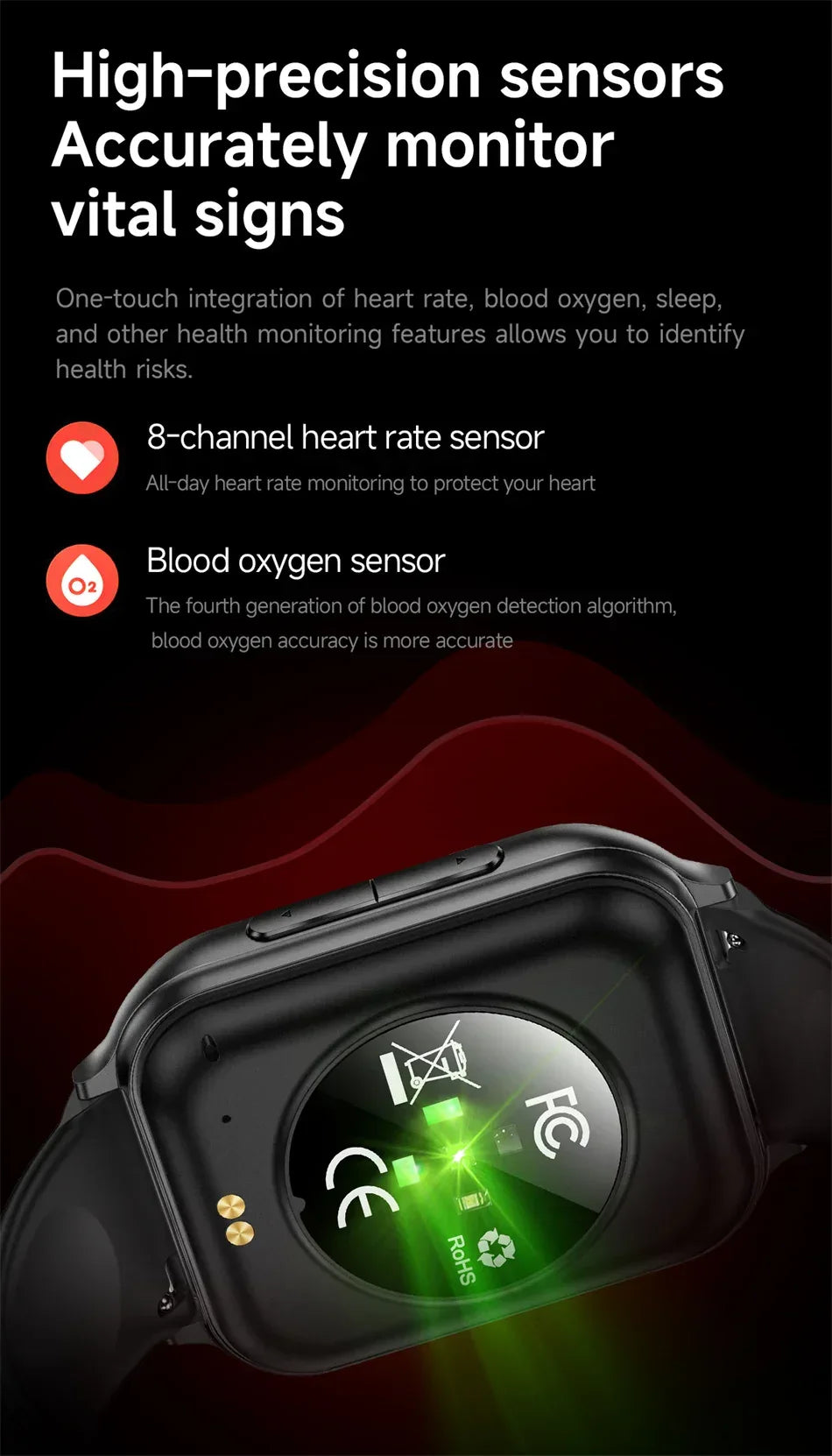 700mAh Lady fashion Smart Watch Men Women Heart Rate Blood Pressure Fitness Tracker Bluetooth Call Smartwatch Man For Android - Wear444