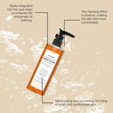 Happy Bath Body Wash Oil Deep Cleaning Dirt Remove Back Acne Smooth Brighten Skin Relax Body Improve Mood Refreshing Shower Gel