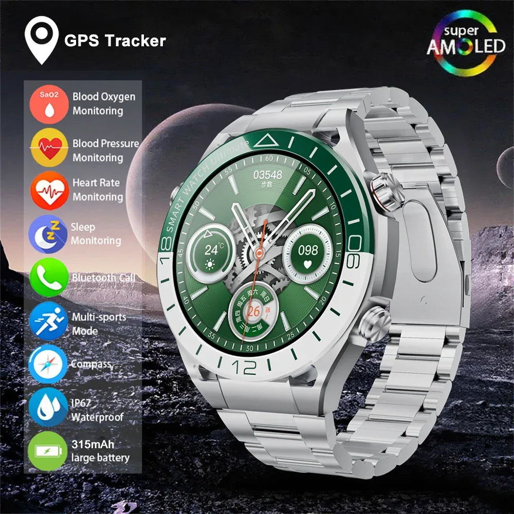 Hotsale Smartwatch Women Men Lady Gifts 1.53” HD AMOLED GPS NFC Bluetooth Phone Calls Sports Smart Watches For Man Waterproof - Wear444