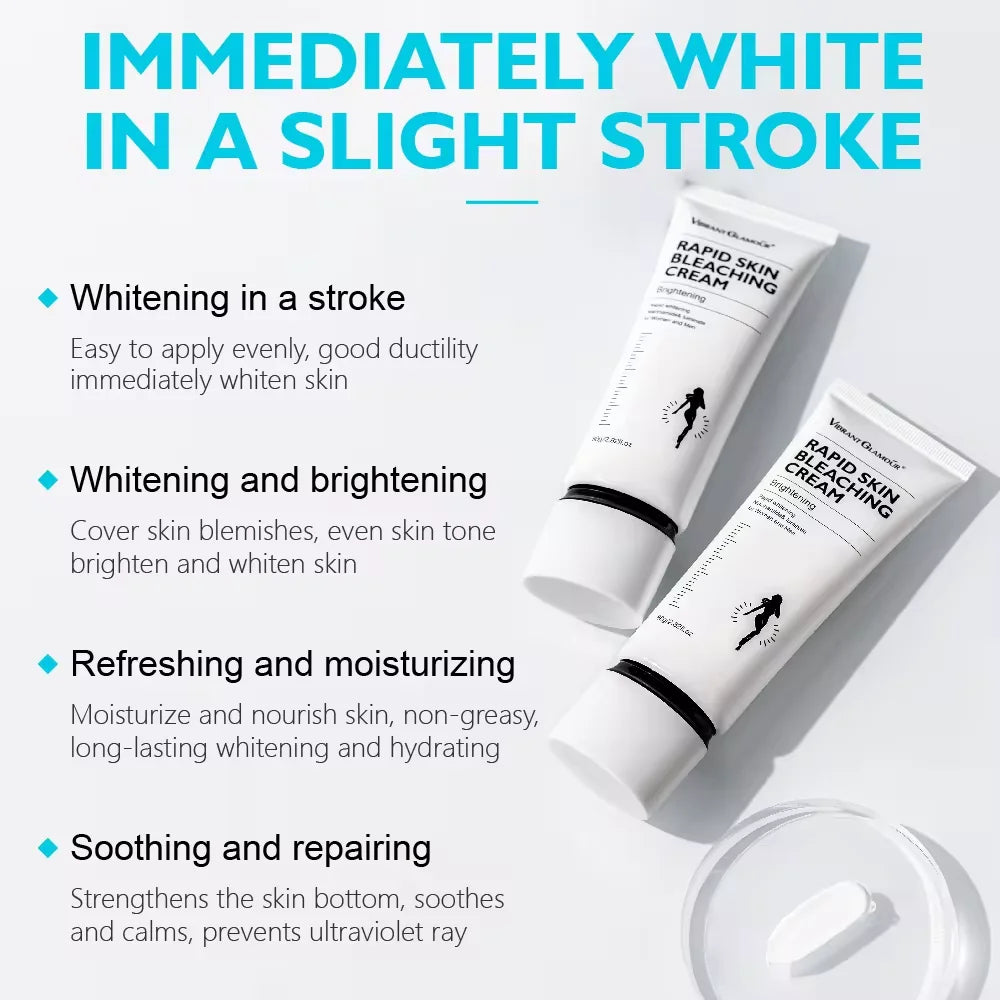 VIBRANT GLAMOUR Whitening Cream Moisturizing Nicotinamide Skin Brightening Lotion Quickly Whitens Face And Body Skin 80G