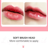 Hot Clear 6ml Crystal Jelly Moisturizing Lip Oil Plumping Lip Gloss Sexy Plump Lip Glow Oil Tinted Lip Plumper Lips Makeup