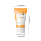 Vitamin C Facial Cleanser Skin Deep Cleansing Moisturizing Blackhead Removal skincare Face Wash Foam Face Cleanser Skin Care New