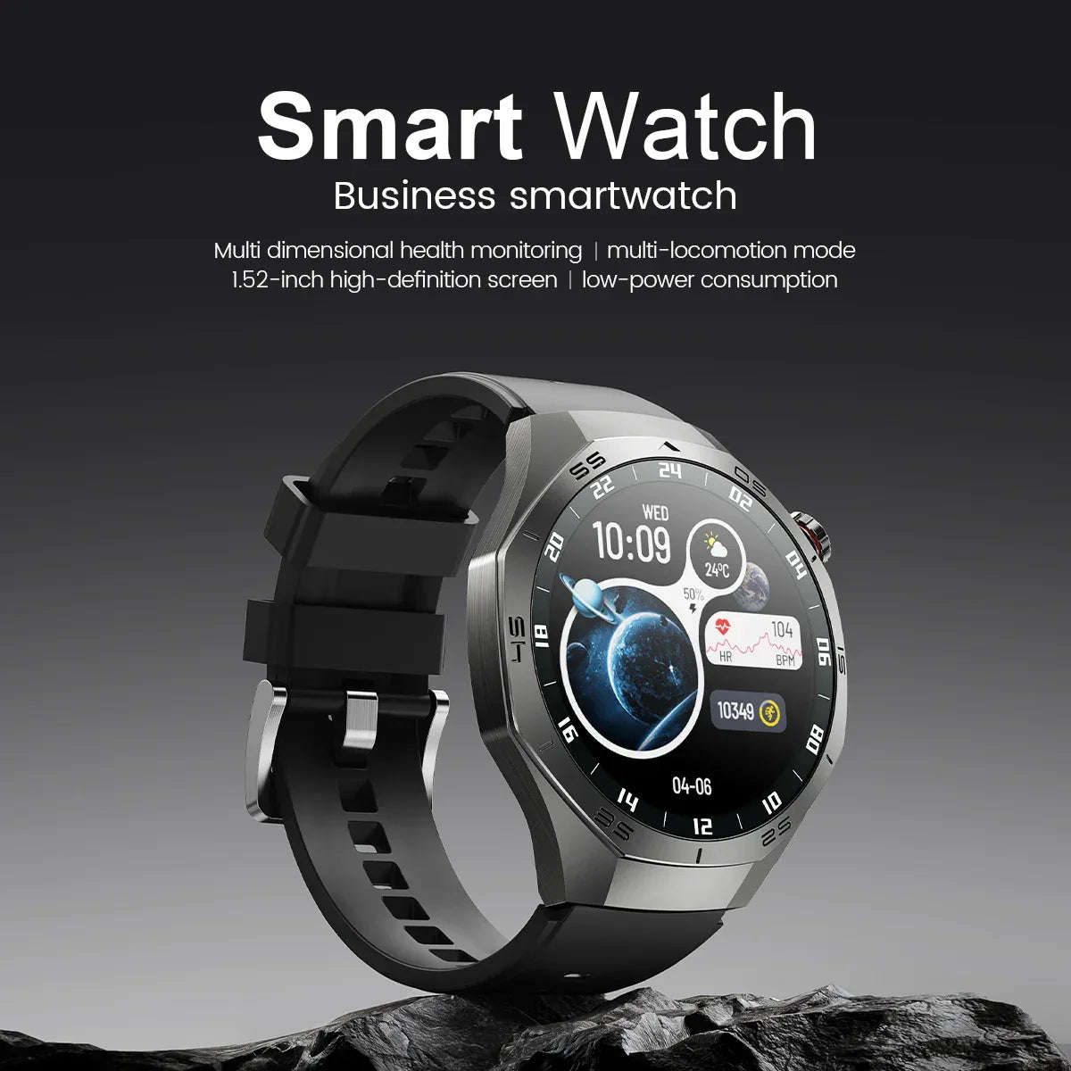 2025New For Android and ios Smart Watch Men AMOLED Screen GPS Motion trajectory Heart Rate Bluetooth Calls SmartWatch Waterproof - Wear444