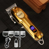 Hair Clipper Professional Electric Hair Clipper Rechargeable Hair Trimmer Machine Men's Electric Shaver Barber Cutting Machine