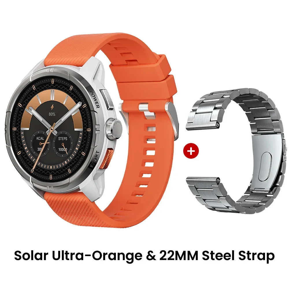 HAYLOU Solar Ultra GPS Smartwatch 1.6” AMOLED Display 5ATM Waterproof Built-in GPS Bluetooth Phone Calls Sports Smart Watch - Wear444