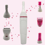 Female 5-in-1 hair removal machine, female eyebrow trimming machine, female shaver, hair removal razor, facial hair removal mach