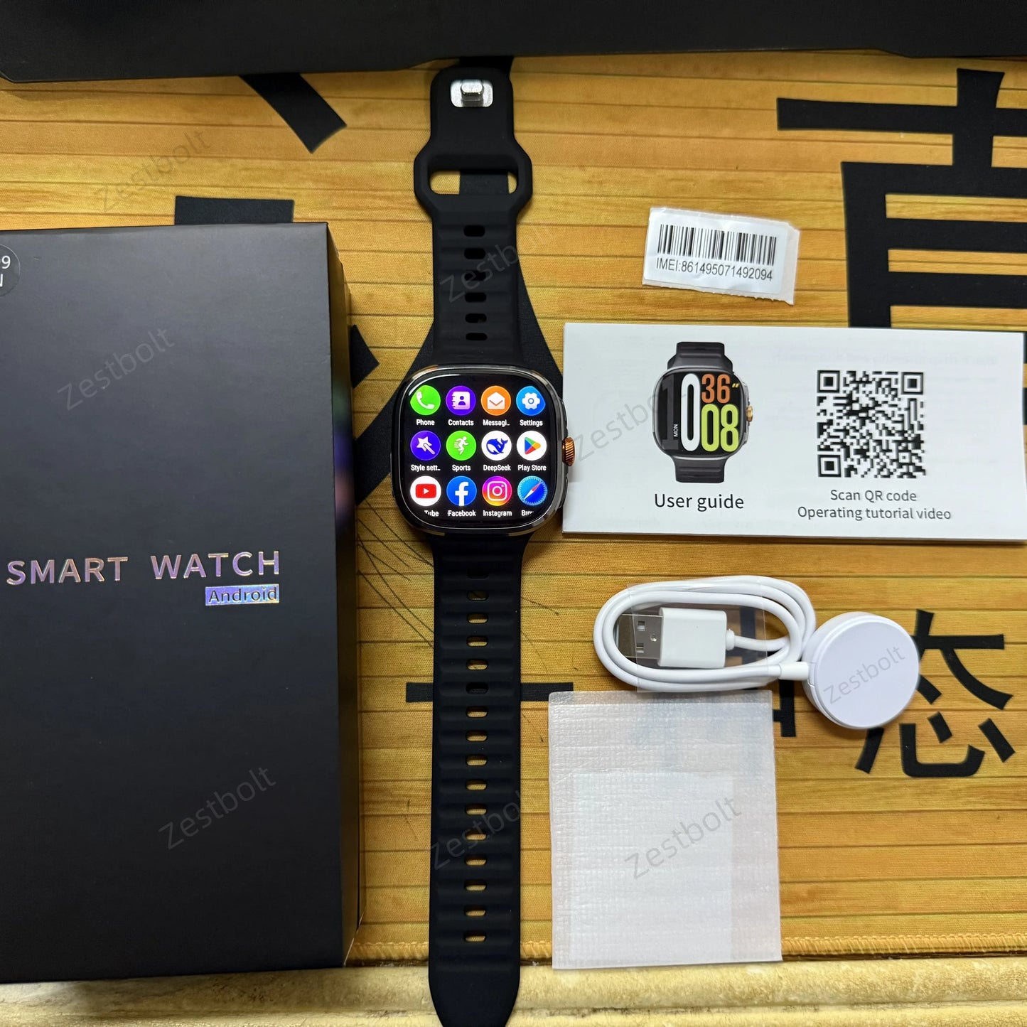 Original M99 Smartwatch 2.4 inch Amoled Screen insert 4G/5G Sim Card GPS WIFI 190° Rotating Camera Game Android 10.0 Smart Watch - Wear444
