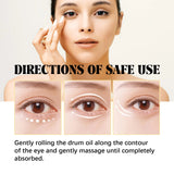 Anti-Wrinkle Eye Essential Oil Anti-Aging Fade Fine Line Remove Eye Bags Puffiness Firming Nourishing Dark Circles Remover Serum