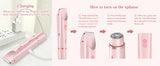 2025 NEW Dual Head Remove Hairs Electronic Shavers Body Epilator Shaving Hair Removal Ladies Shaver Machine for Women