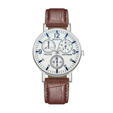 Men Watches Business Wrist Watch Luxury Leather Strap Analog Watches Quartz Wristwatches Clock Men Women Relogio Masculino