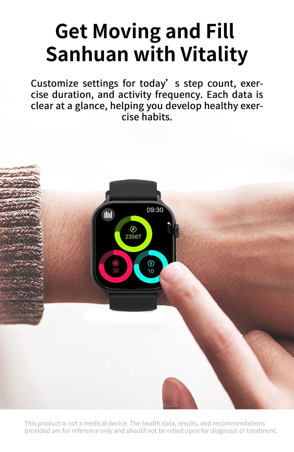 Original Lenovo Smart Watches Sports Fitness Watch Heart Rate Full Touch Screen BT Call Ultra Light Smartwatch for Men Women - Wear444