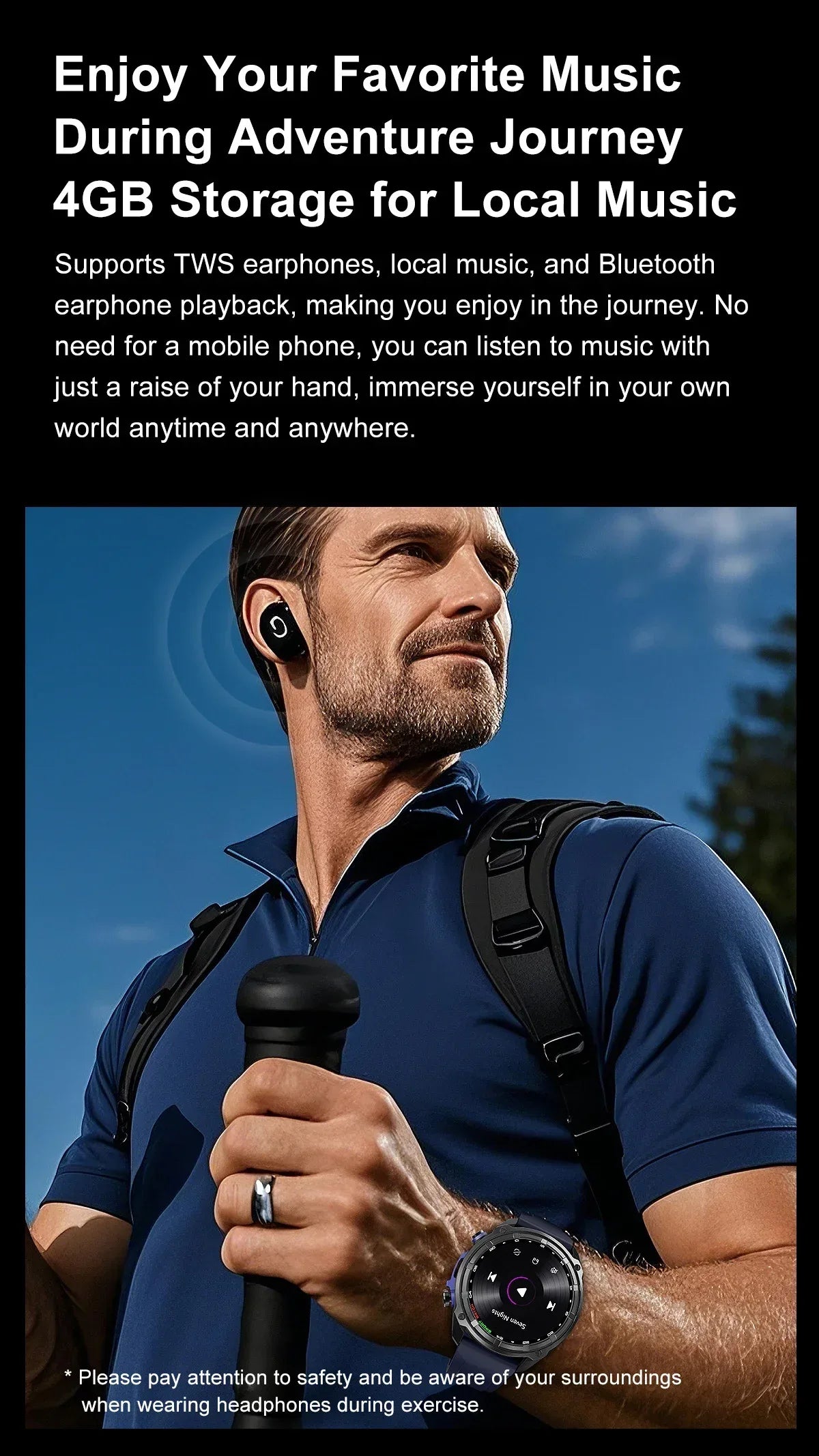 2026 New T-REX Pro Dual-Band AGPS Smartwatch Built-in Offline Map 10ATM Waterproof 30-Days Battery Compass Men Militray Watches - Wear444