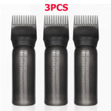 3pcs 180ml hair oil bottle refillable bottle hair oil bottle professional hairdressing tool，Special for real hair wigs