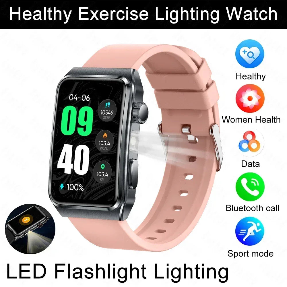 2025 New Nursing Grade ECG+PPG Pulse therapy Smartwatch Men Blood lipid Uric acid Bluetooth call Health Bracelet For Android iOS - Wear444