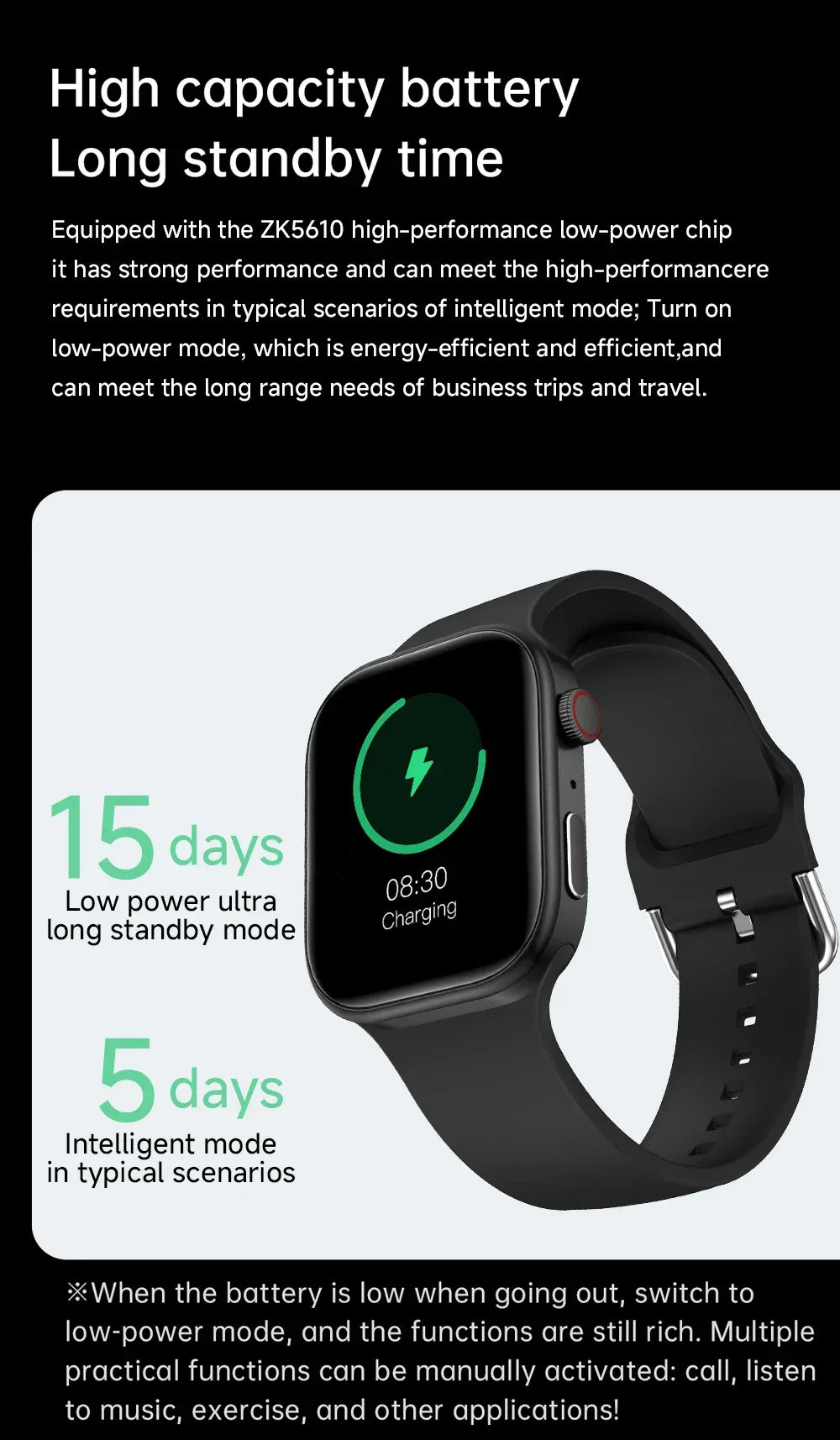 2026 Smart Watch 1.83" HD Screen Bluetooth Call Heart Rate Monitoring 120+ Sports Modes Waterproof for Men Woman Smartwatch Gift - Wear444